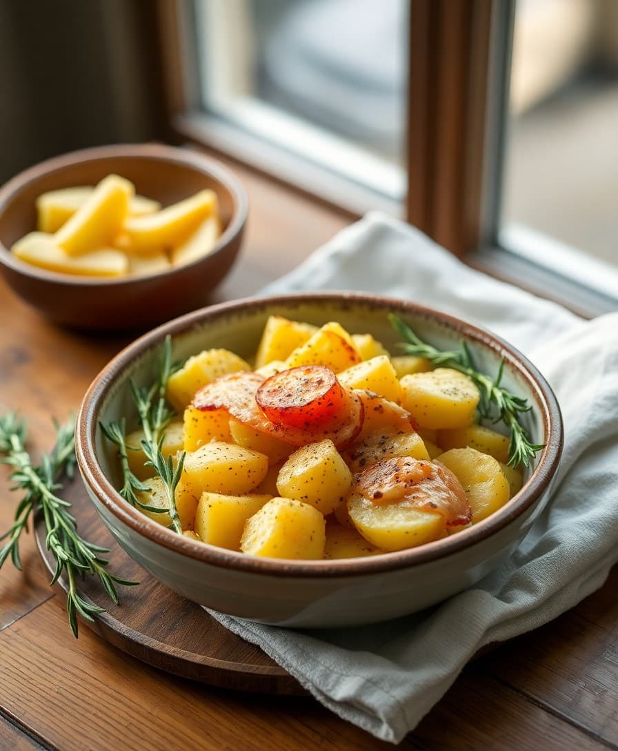 Crispy Italian Roast Potatoes with Rosemary & Garlic